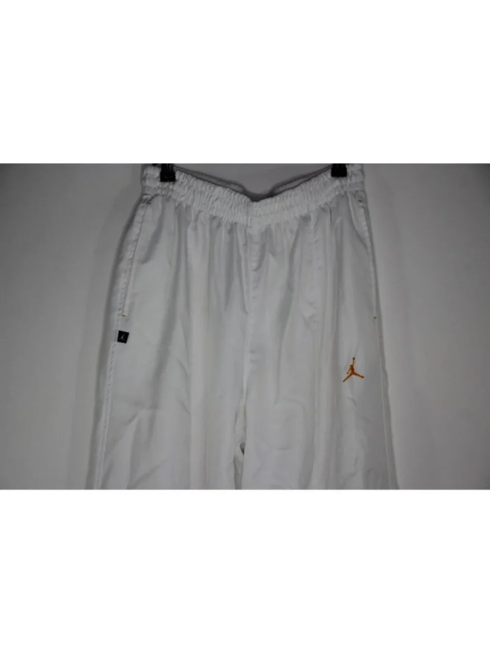 Jordan Mens Large 30 x 32 White Lined Track Pants L631